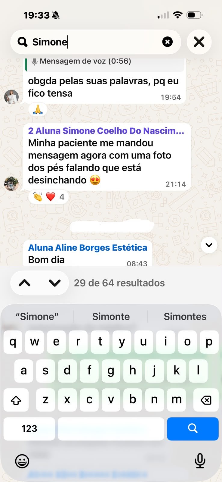 Resultado de atendimento com gestantes